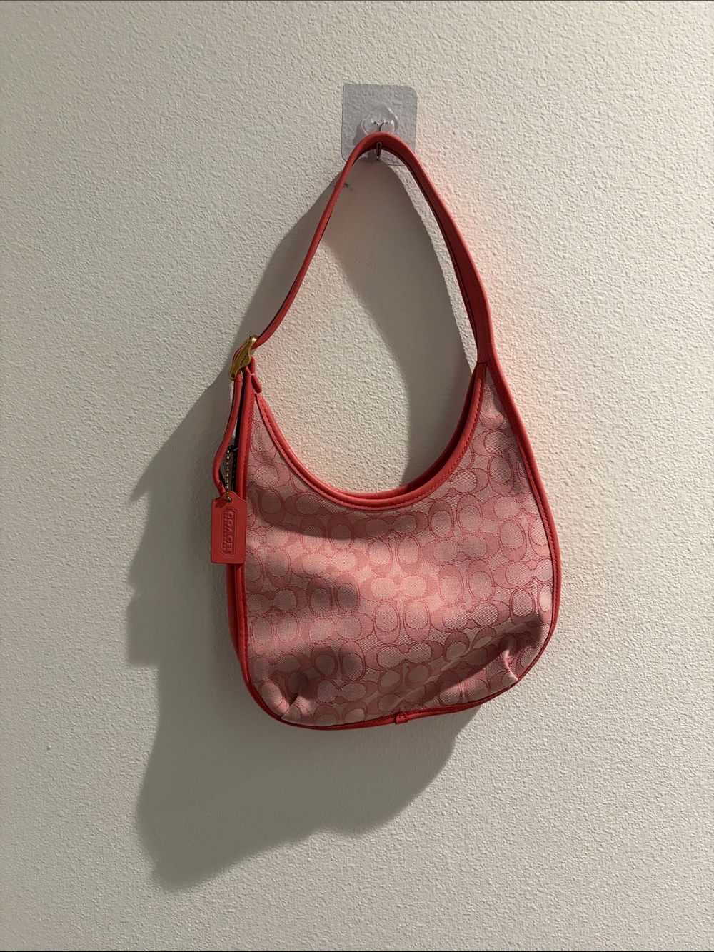 Coach Shoulder Ergo Bag in Pink